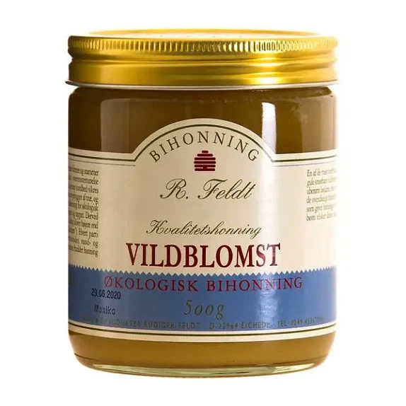 Vildblomst Bihonning Rüdiger Feldt 500 g øko